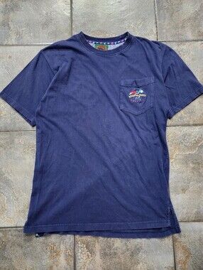 Vintage 90s Boston Traders Men's Medium Regatta Outdoor Sailing Pocket T Shirt